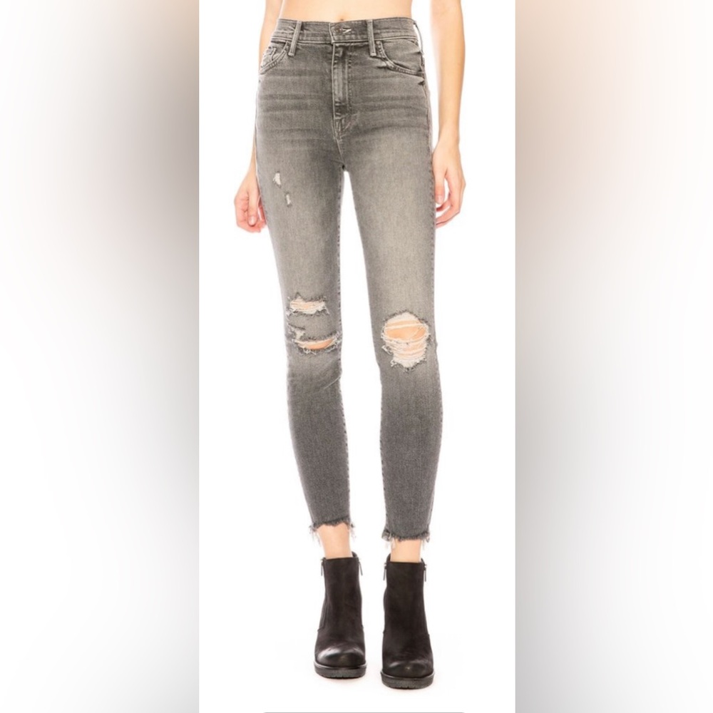 MOTHER The Swooner Ankle Chew Jeans- Scene of the Crime